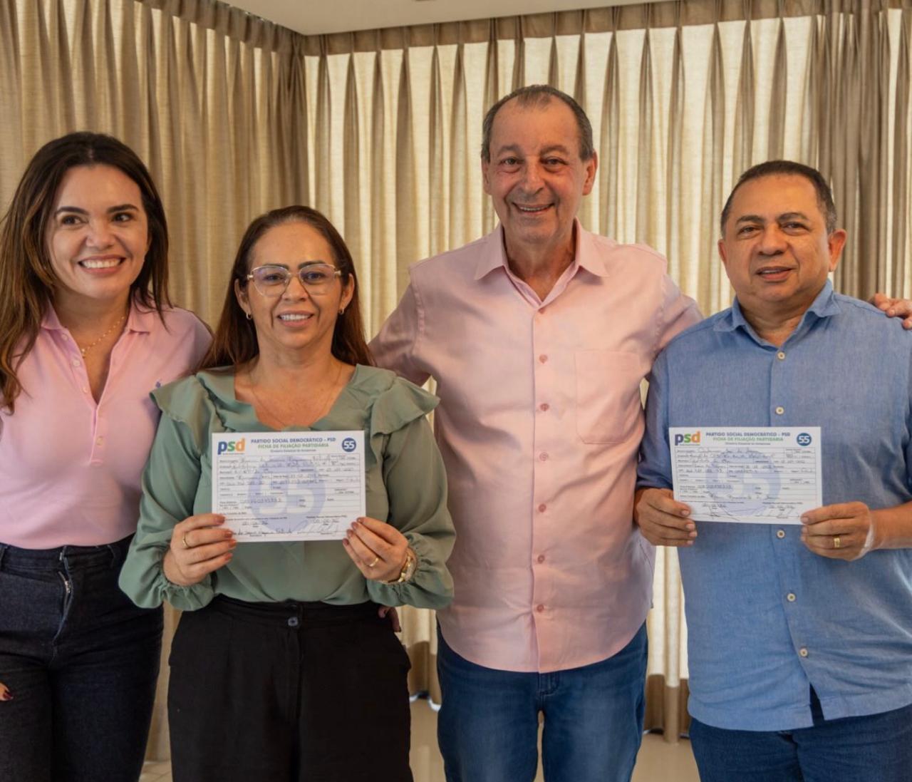 Partido de Omar Aziz amplia força no interior e mais três prefeitos se filiam durante o feriadão