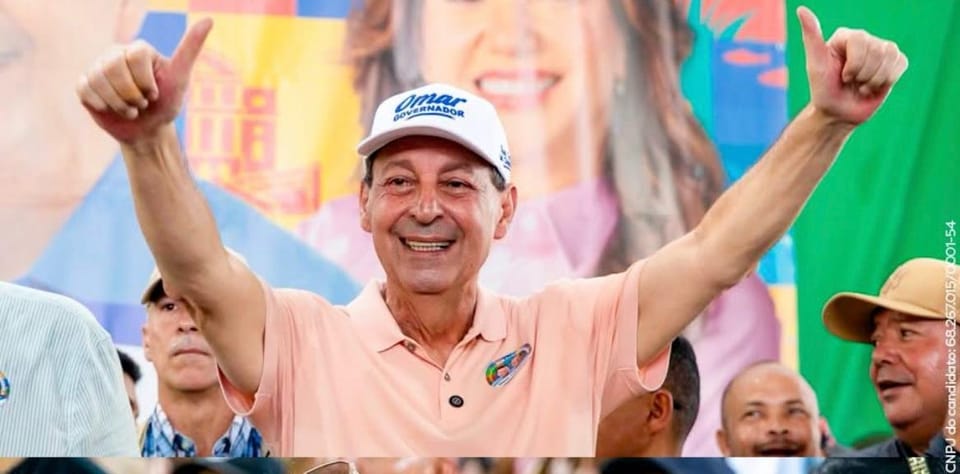 Em dois dias consecutivos, institutos nacionais confirmam Omar Aziz na liderança da disputa pelo Governo do Amazonas